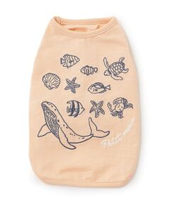 petit main / プティマイン ペットグッズ | 【DOG】【接触冷感】海刺しゅうタンク