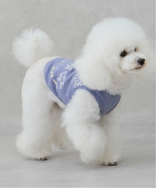 petit main / プティマイン ペットグッズ | 【DOG】【接触冷感】海刺しゅうタンク | 詳細2