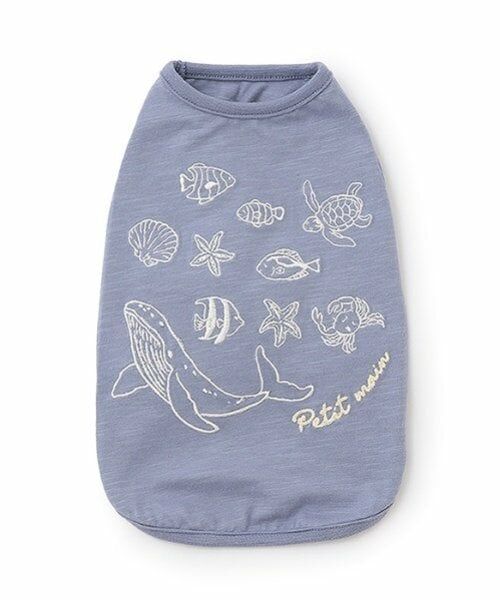 petit main / プティマイン ペットグッズ | 【DOG】【接触冷感】海刺しゅうタンク | 詳細4