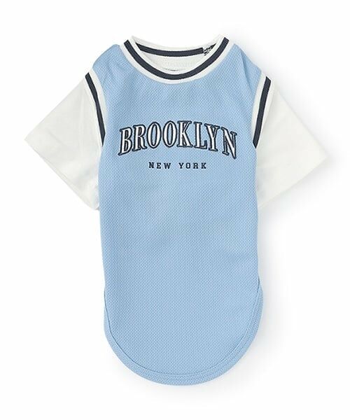 petit main / プティマイン ペットグッズ | 【リンク】【DOG】【接触冷感】ユニフォーム（サックス）