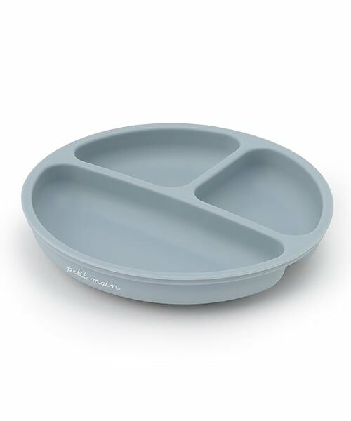 petit main / プティマイン その他 | シリコンプレート/L（ブルー グレー）