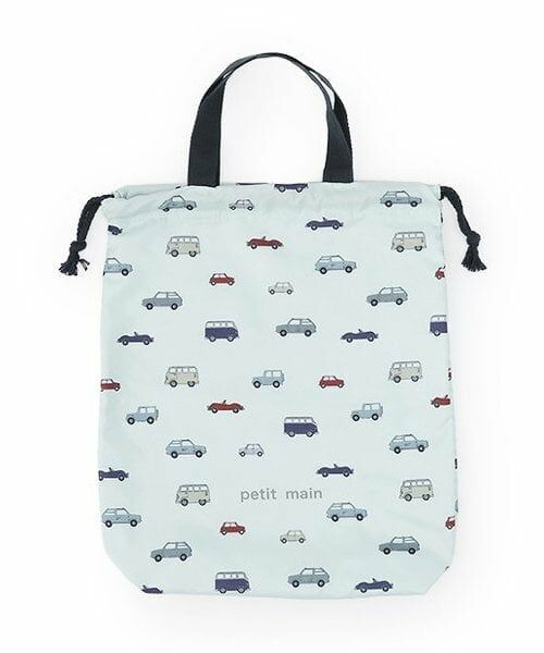 petit main / プティマイン インテリア・生活雑貨・ホビー・ステーショナリー | お着替え巾着/L（ライト グリーン）