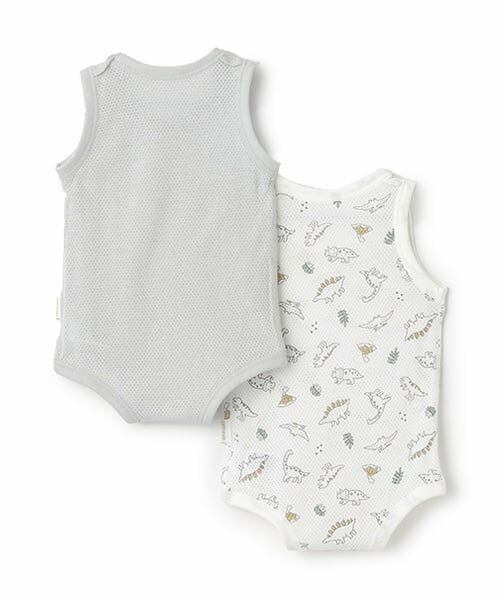 petit main / プティマイン ロンパース | 【弱酸性】メッシュタンクロンパース | 詳細2