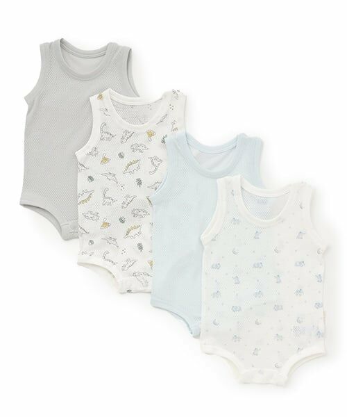 petit main / プティマイン ロンパース | 【弱酸性】メッシュタンクロンパース | 詳細9