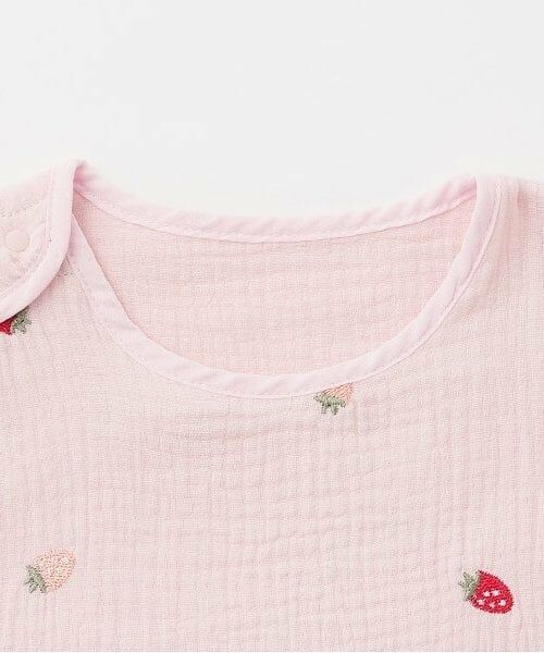 petit main / プティマイン ベビー・キッズウエア | 四重ガーゼスリーパー | 詳細2