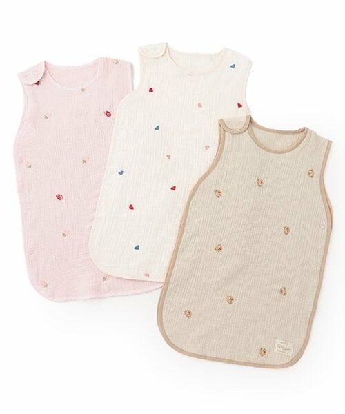 petit main / プティマイン ベビー・キッズウエア | 四重ガーゼスリーパー | 詳細9