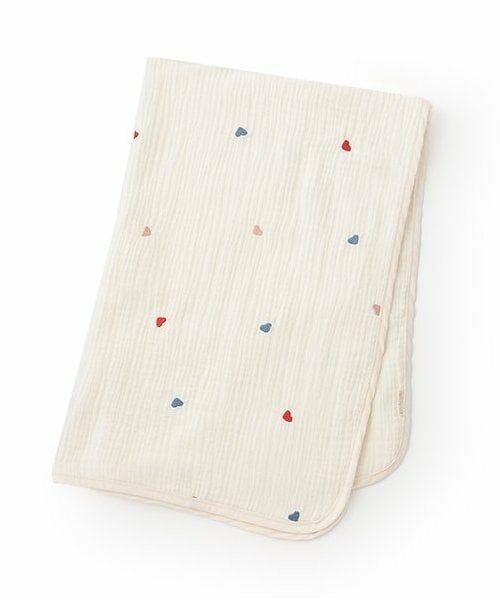 petit main / プティマイン ベビー・キッズグッズ | 四重ガーゼブランケット（アイボリー）