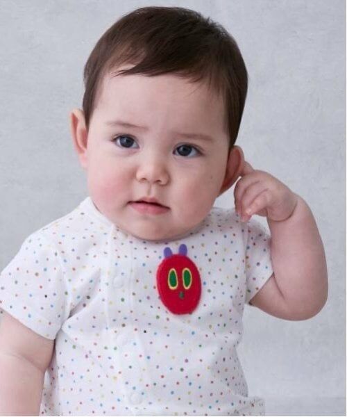 petit main / プティマイン ロンパース | 【はらぺこあおむし】総柄2WAYオール | 詳細2