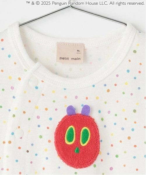 petit main / プティマイン ロンパース | 【はらぺこあおむし】総柄2WAYオール | 詳細6