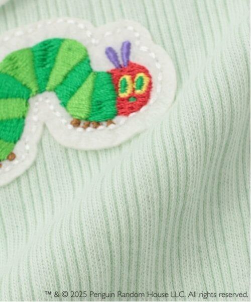 petit main / プティマイン ロンパース | 【はらぺこあおむし】フリル衿ロンパース | 詳細11