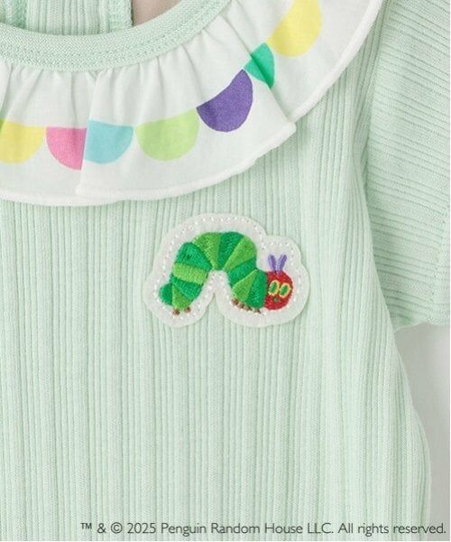 petit main / プティマイン ロンパース | 【はらぺこあおむし】フリル衿ロンパース | 詳細6