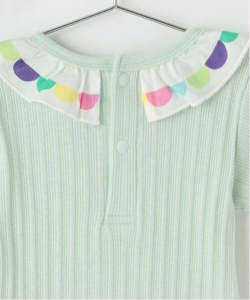 petit main / プティマイン ロンパース | 【はらぺこあおむし】フリル衿ロンパース | 詳細9