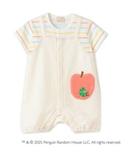 petit main / プティマイン ロンパース | 【はらぺこあおむし】サロペ風カバーオール