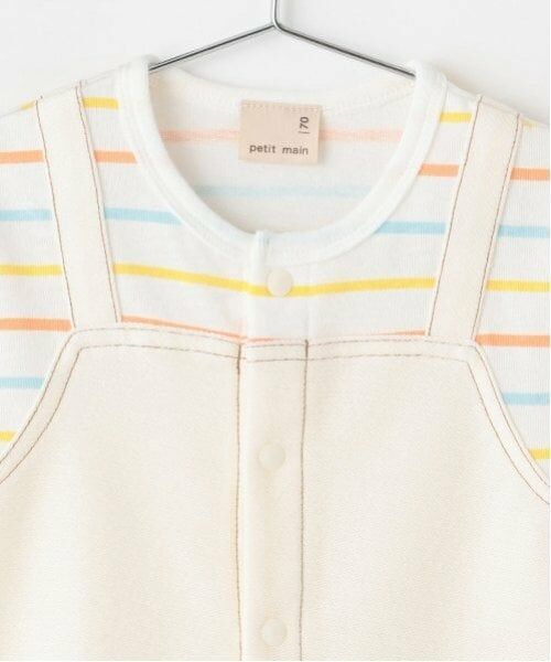 petit main / プティマイン ロンパース | 【はらぺこあおむし】サロペ風カバーオール | 詳細4