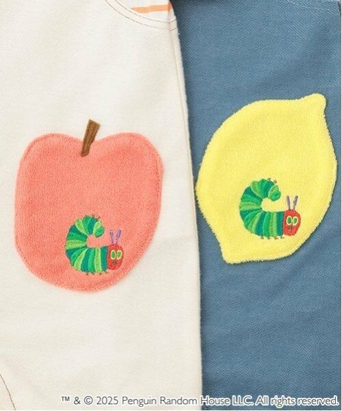 petit main / プティマイン ロンパース | 【はらぺこあおむし】サロペ風カバーオール | 詳細7