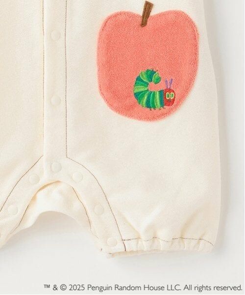 petit main / プティマイン ロンパース | 【はらぺこあおむし】サロペ風カバーオール | 詳細8