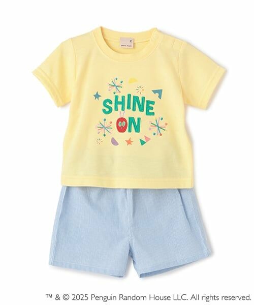 petit main / プティマイン ベビー・キッズウエア | 【はらぺこあおむし】アソートセットアップ（黄）