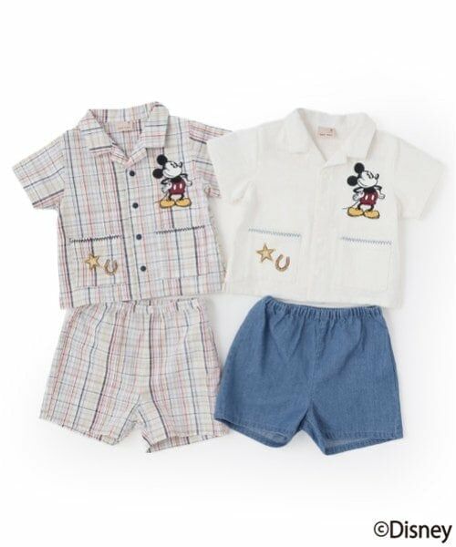 petit main / プティマイン ベビー・キッズウエア | 【Disney】開衿シャツセットアップ | 詳細16