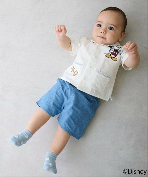 petit main / プティマイン ベビー・キッズウエア | 【Disney】開衿シャツセットアップ | 詳細3