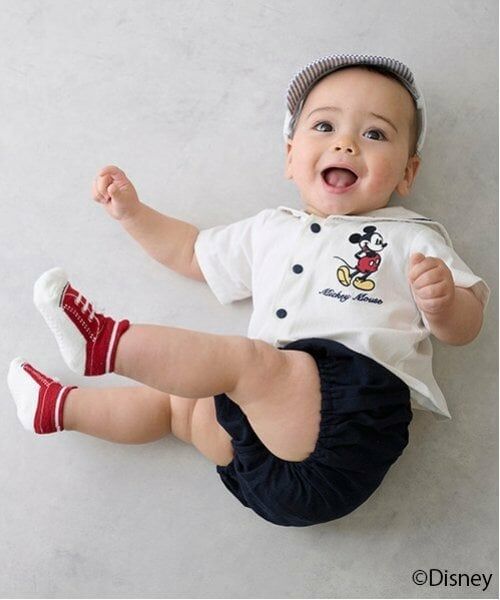 petit main / プティマイン ベビー・キッズウエア | 【Disney】セーラーセットアップ | 詳細1