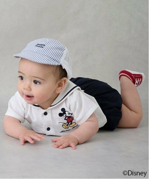 petit main / プティマイン ベビー・キッズウエア | 【Disney】セーラーセットアップ | 詳細4