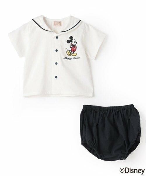 petit main / プティマイン ベビー・キッズウエア | 【Disney】セーラーセットアップ | 詳細6