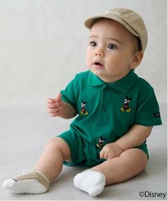 petit main / プティマイン ロンパース | 【Disney】刺しゅうポロカバーオール