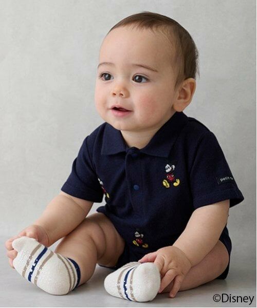 petit main / プティマイン ロンパース | 【Disney】刺しゅうポロカバーオール | 詳細2