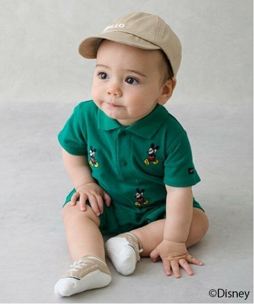 petit main / プティマイン ロンパース | 【Disney】刺しゅうポロカバーオール | 詳細4