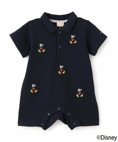 petit main / プティマイン ロンパース | 【Disney】刺しゅうポロカバーオール | 詳細8