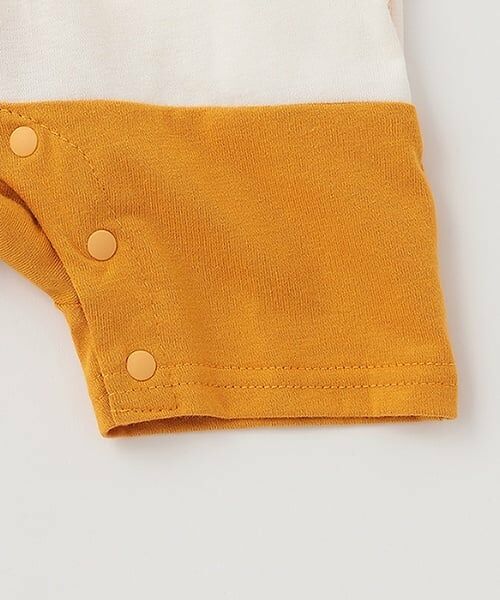 petit main / プティマイン ロンパース | 切替ラガーカバーオール | 詳細7