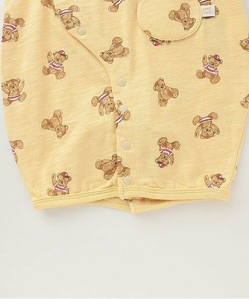 petit main / プティマイン ロンパース | クマ総柄2WAYオール | 詳細6