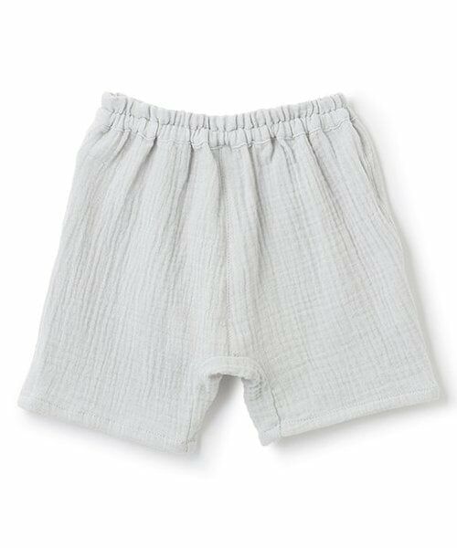 petit main / プティマイン ベビー・キッズウエア | Wガーゼショートパンツ | 詳細1
