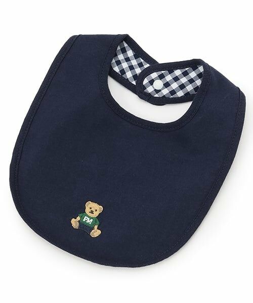 petit main / プティマイン スタイ・ビブ | クマアップリケスタイ | 詳細10