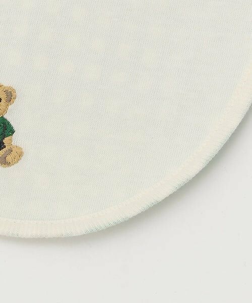 petit main / プティマイン スタイ・ビブ | クマアップリケスタイ | 詳細5