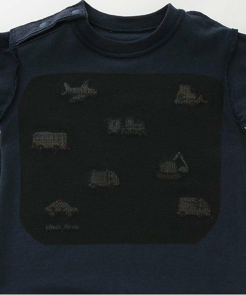 petit main / プティマイン ロンパース | 【リンク】働く車刺しゅうカバーオール | 詳細6