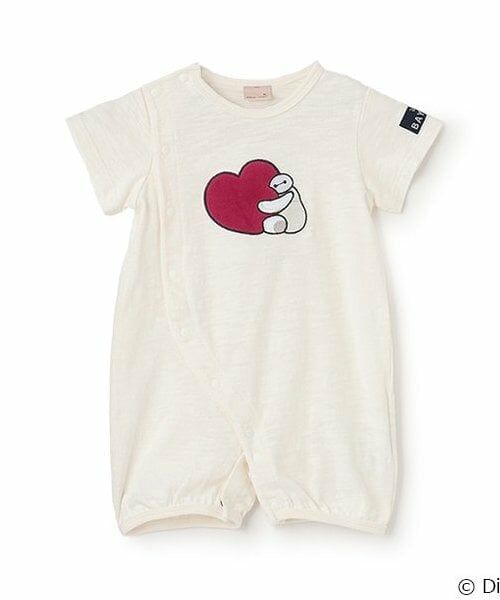 petit main / プティマイン ロンパース | 【Disney】アップリケ2WAYオール（アイボリー）
