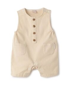 petit main / プティマイン ロンパース | デニムショートオール