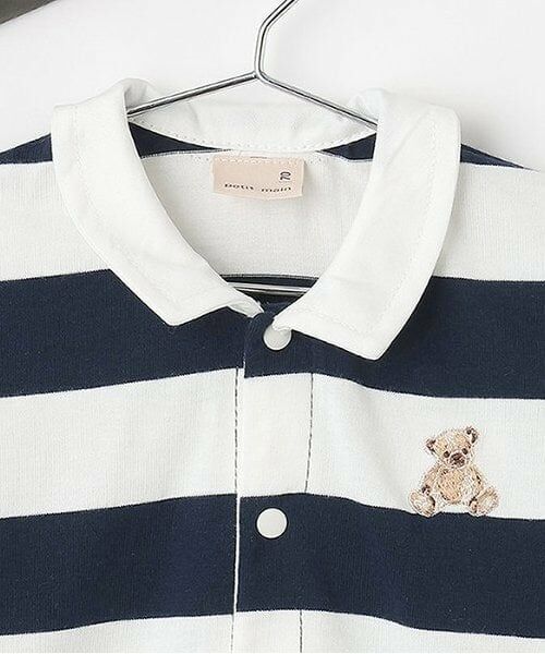 petit main / プティマイン ロンパース | 【リンク】半袖ラガーカバーオール | 詳細2