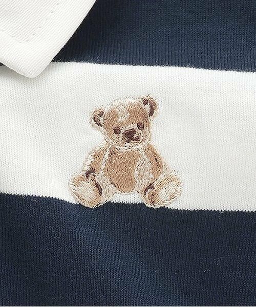 petit main / プティマイン ロンパース | 【リンク】半袖ラガーカバーオール | 詳細3