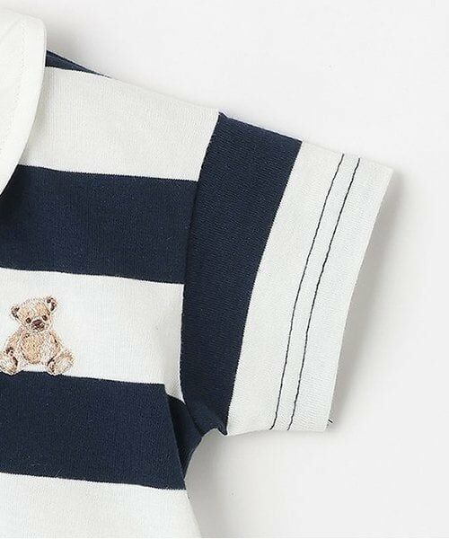 petit main / プティマイン ロンパース | 【リンク】半袖ラガーカバーオール | 詳細5