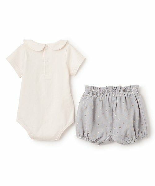 petit main / プティマイン ベビー・キッズウエア | 衿つきロンパース＋パンツセット | 詳細1