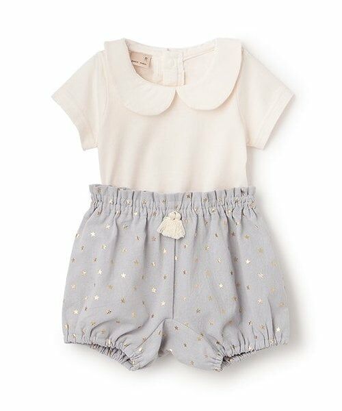 petit main / プティマイン ベビー・キッズウエア | 衿つきロンパース＋パンツセット | 詳細2