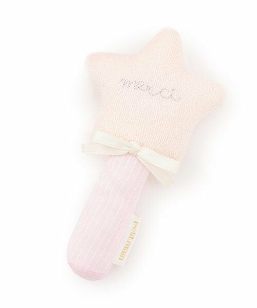 petit main / プティマイン おもちゃ・トイカメラ | ステッキラトル（ライト ピンク）