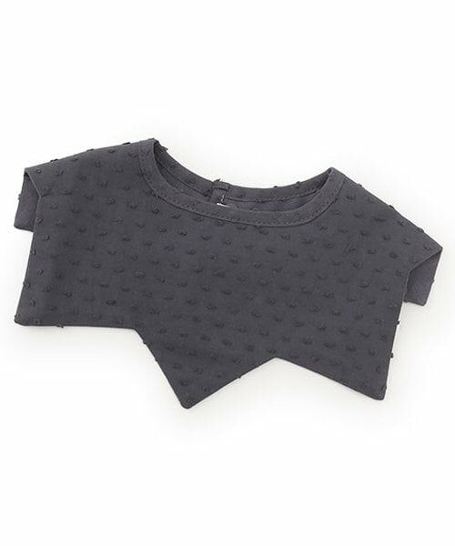 petit main / プティマイン スタイ・ビブ | 【防水】星型スタイ（チャコール）