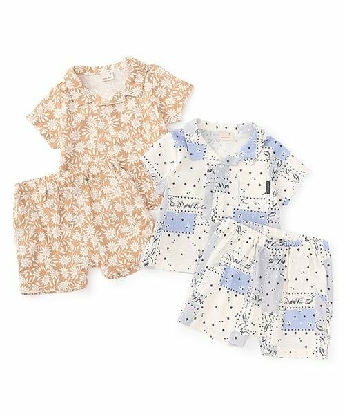 petit main / プティマイン ベビー・キッズウエア | 【リンク】総柄セットアップ(ベビー) | 詳細19