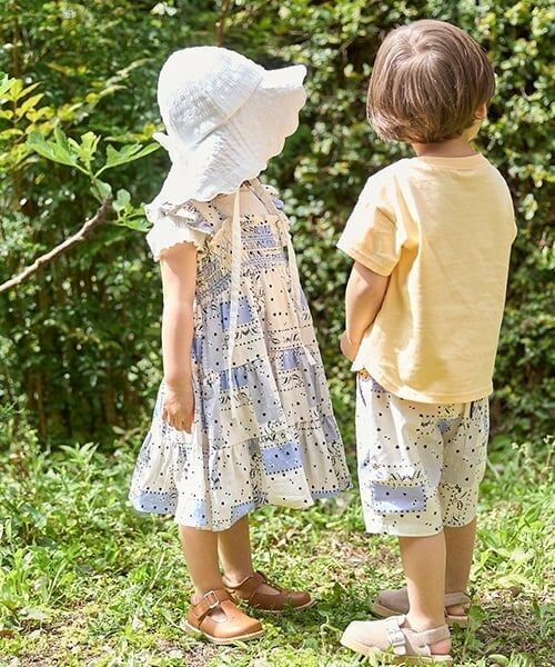 petit main / プティマイン ベビー・キッズウエア | 【リンク】総柄セットアップ(ベビー) | 詳細4