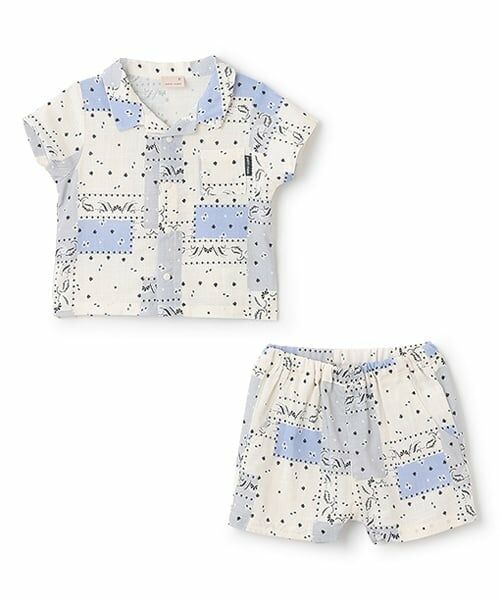 petit main / プティマイン ベビー・キッズウエア | 【リンク】総柄セットアップ(ベビー)（マルチ）