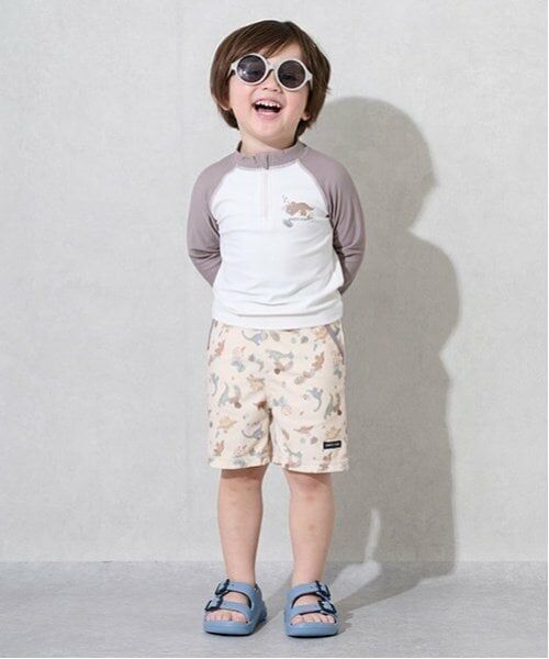 petit main / プティマイン 水着・スイムグッズ | 【SWIM】BOYSアソートセットアップ水着(モカ茶)