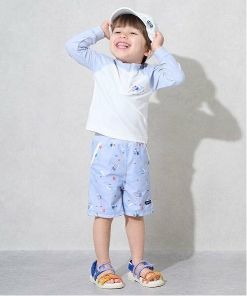 petit main / プティマイン 水着・スイムグッズ | 【SWIM】BOYSアソートセットアップ水着(ライト ブルー)